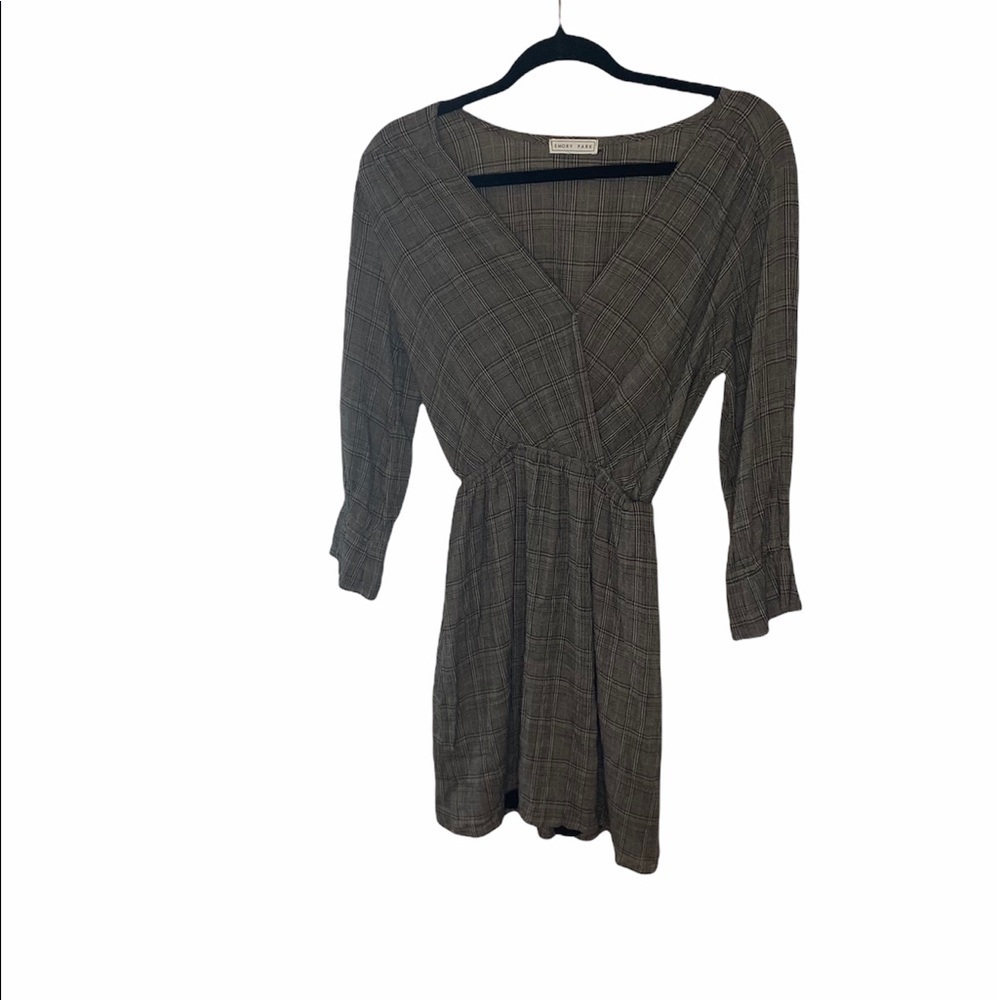 Emory park plaid dress small